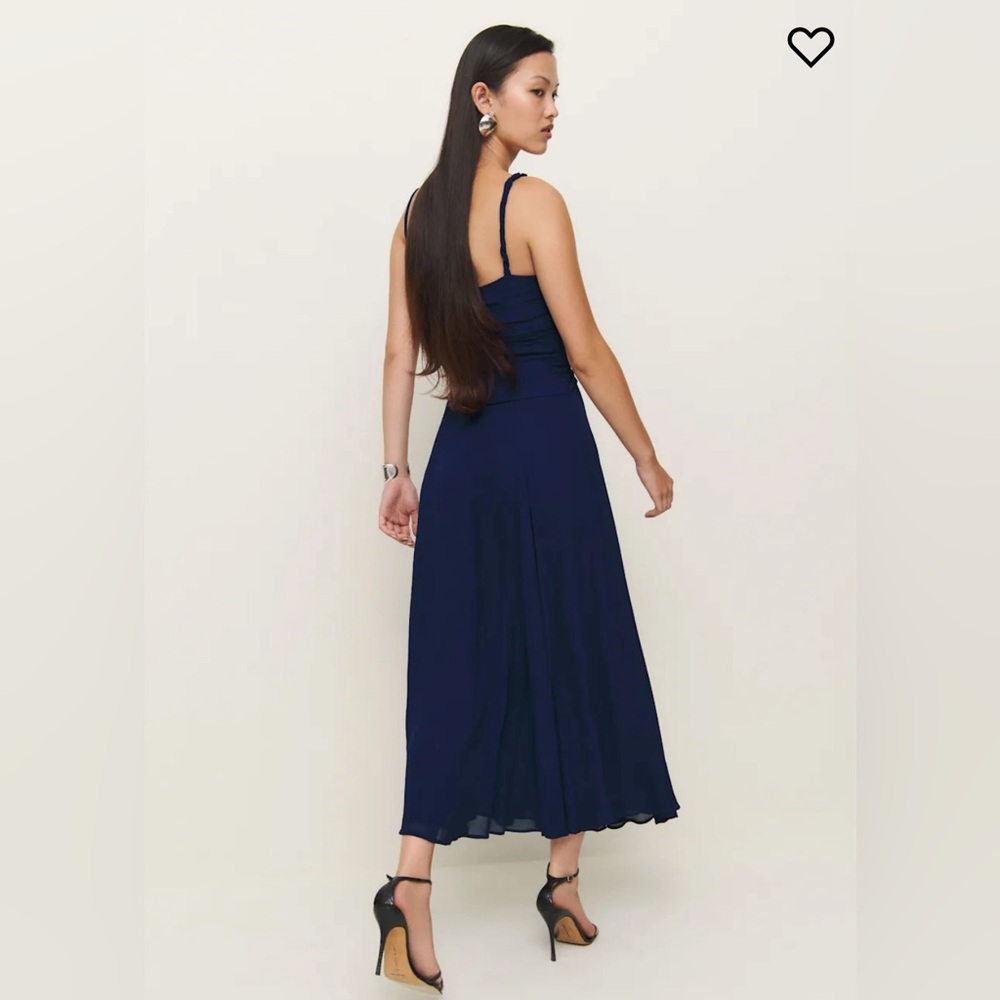 Reformation Navy Blue Gown - NWT! - Picture 4 of 7